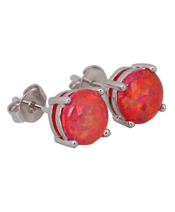 Stunning Fashion Jewelry Brand Designer Jewelry Red Fire Opal Earrings Cute E212 - CC128GZQU5V