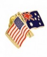 PinMarts Australia Crossed Friendship Enamel