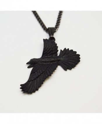 Black Gothic Pewter Pendant Necklace