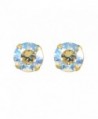 Liz Palacios Gold Plated Crystal Round Stud Earrings - CP126Y5YGX3