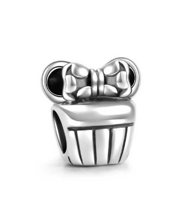 SOUFEEL 925 Sterling Silver Silver Cute Micky Charm Bead Fit European Bracelets Best Gifts - CU11PSL0SMN