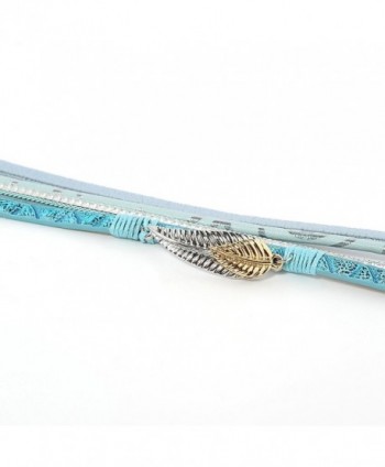 Handmade Braided Genuine Leather Bracelet in Women's Bangle Bracelets