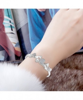 Menton Plated Diamonds Bracelets Jewelry in Women's Bangle Bracelets