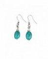 Composed Turquoise Crystal Earrings Assembled in Women's Drop & Dangle Earrings