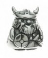 Sterling Silver Viking Warrior European Style Bead Charm - CF110OB53A3