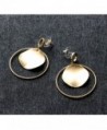 Women Dangle Earrings Plated Stainless in Women's Hoop Earrings