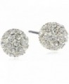 Judith Jack "Mini Items" Sterling Silver- Crystal Stud Earrings - CH11DBQPEKN