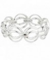 Napier Silver-Tone Stretch Bracelet - CJ1856KUGKT