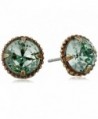 Sorrelli Elegant Jackie 0 Stud Earrings - Dark Blue/Green - CQ115TM5083