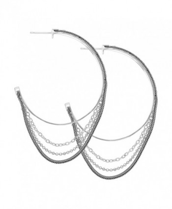 Silpada High Sterling Silver Earrings in Women's Hoop Earrings