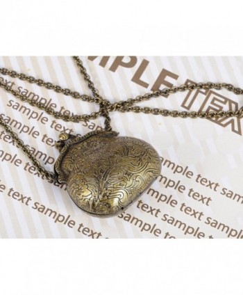 Bronze Compartment Pendant Fashion Necklace