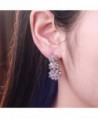 Caperci Sterling Zirconia Sapphire Earrings