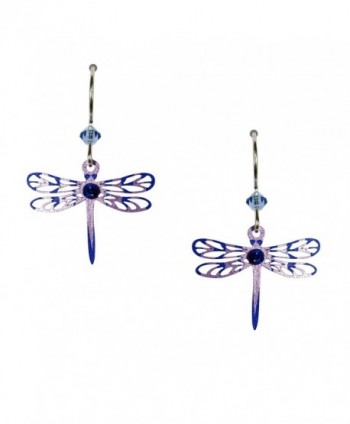 Sienna Sky Purple Lavender Filigree Dragonfly Earrings 1540 - CK11D3SMDYT