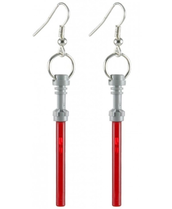 LEGO Light Saber Earrings Red Jewelry - CI11NUABZHZ