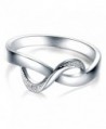 925 Sterling Silver Ring High Polish Infinity Symbol Tarnish Resistant Comfort Fit Wedding Band Ring - C8182L6EYIN