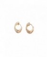 YAZILIND Charming Smooth Plated Earrings in Women's Hoop Earrings