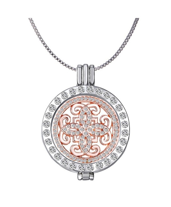 New Arrival Luxury Commemorate Coin Locket Pendant Necklace - Vintage Cross - CD12FKUSAAV