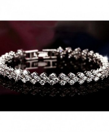Fashion Jewelry Sperkle Crystal Bracelet in Women's Link Bracelets