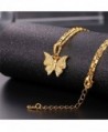 Diamond accented Plated Butterfly Pendant Necklace in Women's Pendants