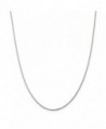 925 Sterling Silver Solid 1.2mm Polished Box Chain Necklace 7" - 30" - CO11E874TYB