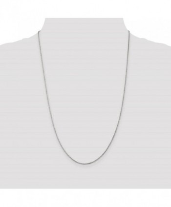 Sterling Silver Solid Polished Necklace in Women's Chain Necklaces