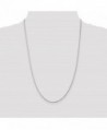 Sterling Silver Solid Polished Necklace in Women's Chain Necklaces
