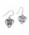 Union Celtic Sterling Silver Earrings in Women's Drop & Dangle Earrings