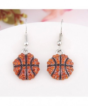 Fashion Rhinestone Basketball Earrings er005452 1