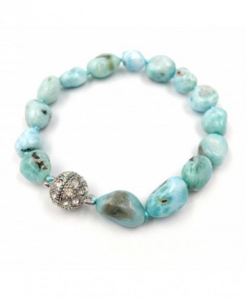 Natural Larimar Bracelet Crystal Magnet