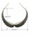 Fashion Silver Guardian Statement Necklace
