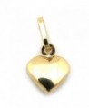 14k Yellow Gold Tiny Puffed Heart Pendant - CT12N5IH0AD
