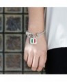 Italian Classic Silver Crystal Bracelet in Women's Link Bracelets
