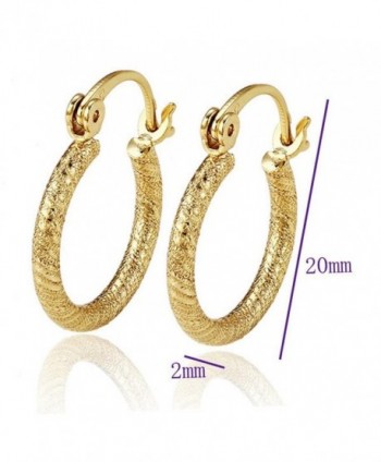 Shine Jewelry Patterned Huggies Earrings in Women's Hoop Earrings