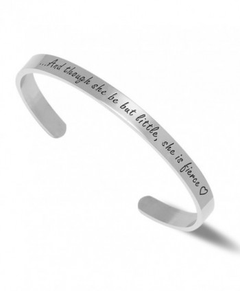 NewChiChi Bracelet Engraved Little%EF%BC%8CShe Inspirational