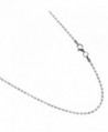 Rice Bead Sterling Silver Chain. 1.75 by 3mm Italian Necklace. 16-18-20-22-24-30" - C917Z3CGGHY