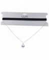 Lux Accessories Silvertone Layered Necklace in Women's Choker Necklaces