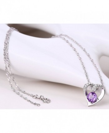 Sterling Natural Amethyst Gemstone Necklace