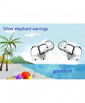 YFN Sterling Elephant Earrings elephant