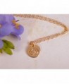 Necklace Filled Pendant Dainty Flower