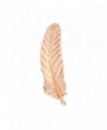 NOUMANDA Plated Feather Collar Brooch