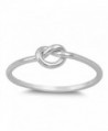 CHOOSE YOUR COLOR Sterling Silver Knot Ring - CI11Y23O379