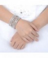 EVER FAITH Austrian Bracelet Silver Tone