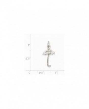 Sterling Silver Umbrella Charm 12mm