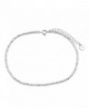 LuckyJewelry Sterling Silver Barefoot Bracelet