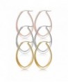Hoop Earring-UHIBROS Stainless Steel Teardrop Hoop Earring Sets for Women Hypoallergenic 3 Pairs - CW12NB2N1NS