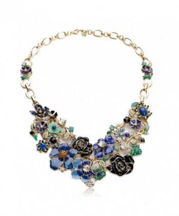 Fun Daisy Vintage Garden Flower Wonderland Fashion Necklace - xl00892 - CG11M479113