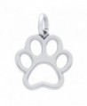 Sterling Silver Paw Print Charm