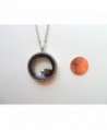 Stainless Floating Necklace Birthstone Crystals in Women's Lockets