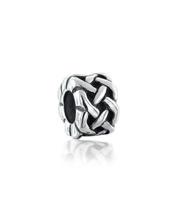 Bling Jewelry 925 Sterling Silver Celtic Knots Bead Charms - CJ116C12JNT