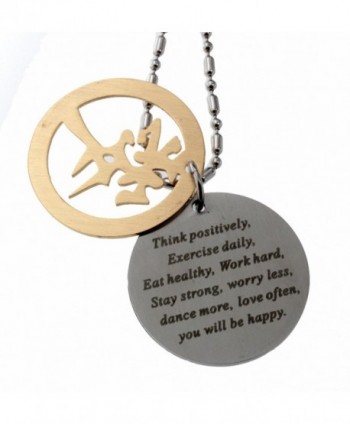 R H Jewelry Stainless Inspirational Motivational